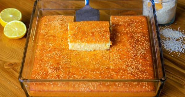Borcamda Susamlı Kek