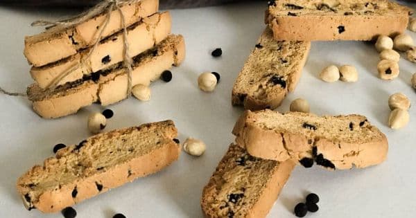 Çikolatalı Fındıklı Selanik Gevreği (Biscotti)