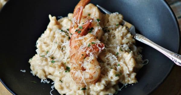 Karidesli Klasik Risotto