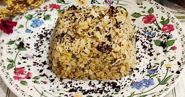 Kaşarlı Baharatlı Bulgur Pilavı