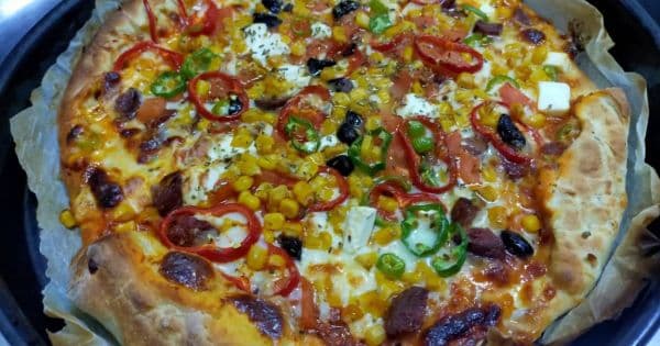 Peynirli Kekikli Pizza