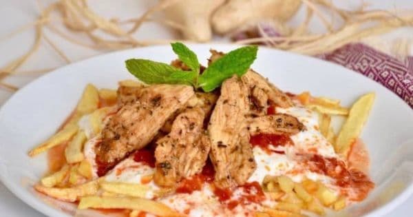 Tavuklu Çökertme Kebabı