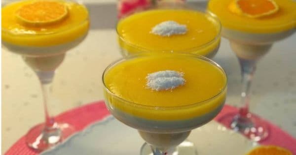 Portakal Soslu Muhallebi