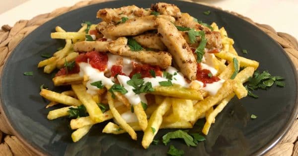 Tavuklu Çökertme Kebabı