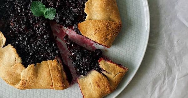 Böğürtlenli Galette