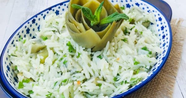 Enginarlı Otlu Basmati Pilavı