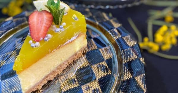 Limonlu Bisküvili Cheesecake