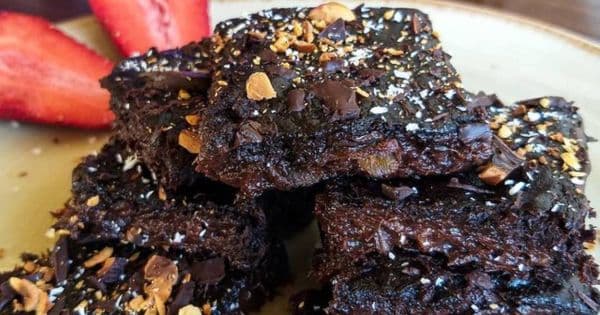 4 Malzemeli Vegan Brownie
