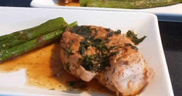 Limon Soslu Dereotlu Tavuk