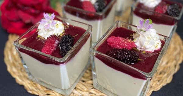 Orman Meyveli Panna Cotta