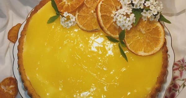 Portakal Soslu Tart Kek