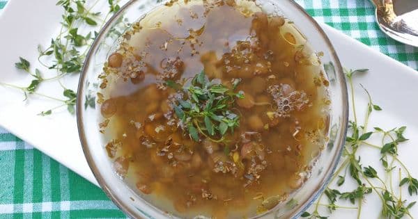 Soğuk Mercimek Çorbası