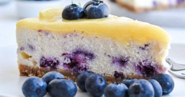 Yaban Mersinli Limonlu Cheesecake