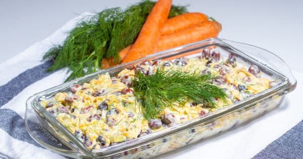 Yoğurtlu Barbunya Salatası