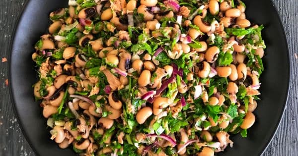 Ton Balıklı Börülce Salatası