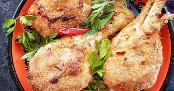 Fırında Baharatlı Tavuk Baget