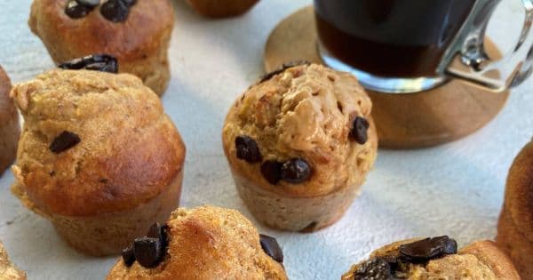 Fıstık Ezmesi Dolgulu Fit Muffin