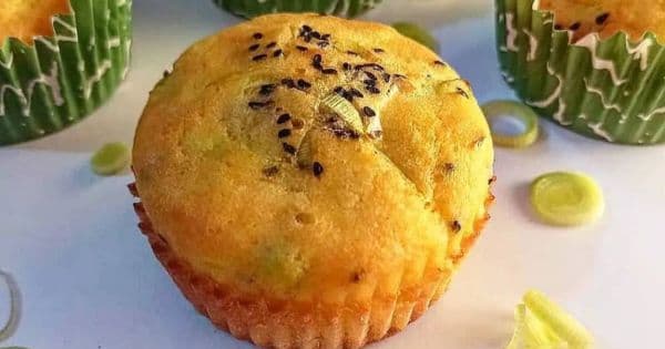 Pırasalı Mısır Unlu Muffin
