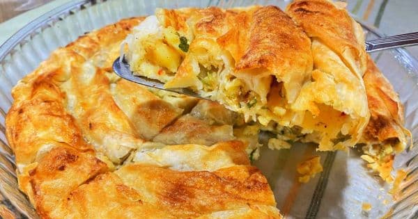 Yufkadan Patatesli Börek