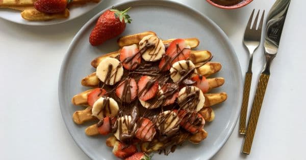 Tost Makinesinde Waffle
