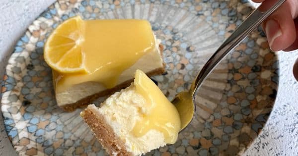Ev Yapımı Limonlu Cheesecake