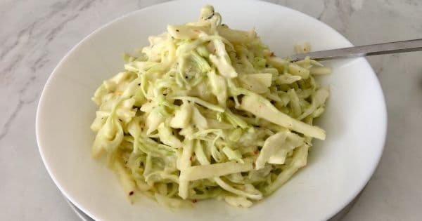 Elmalı Beyaz Lahana Salatası