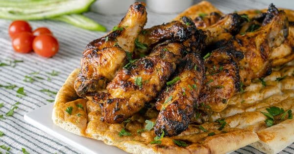 Airfryer'da Soslu Tavuk Kanadı