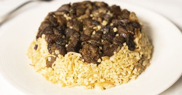 Kavurmalı Bulgur Pilavı