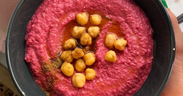 Pancarlı Pembe Humus