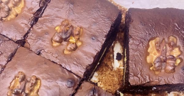 Beyaz Çikolatalı Browni