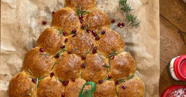 Glutensiz Yılbaşı Ağacı Ekmeği