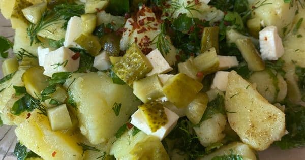 Peynirli Patates Salatası
