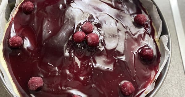 Vişneli Reçelden Cheesecake