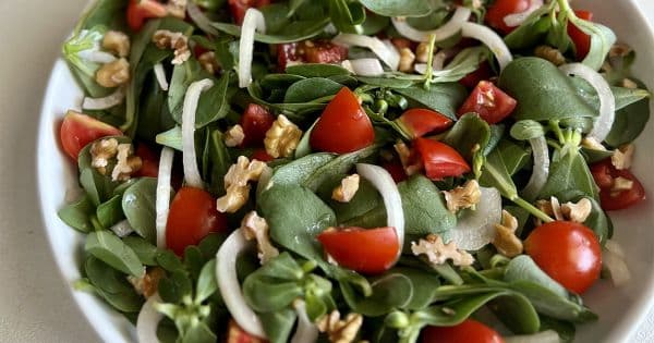 Ege Usulü Semizotu Salatası