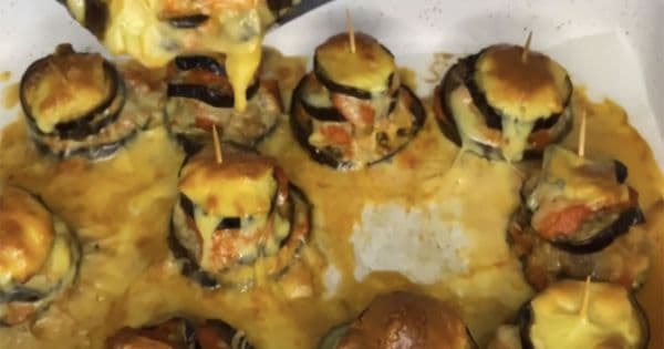 Kaşarlı Köfteli Patlıcan Kulesi