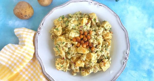 Çıtır Nohutlu Patates Salatası