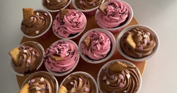 Muz Ganajlı Cupcake