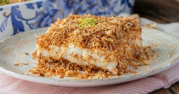 Kremasız Kadayıflı Muhallebi