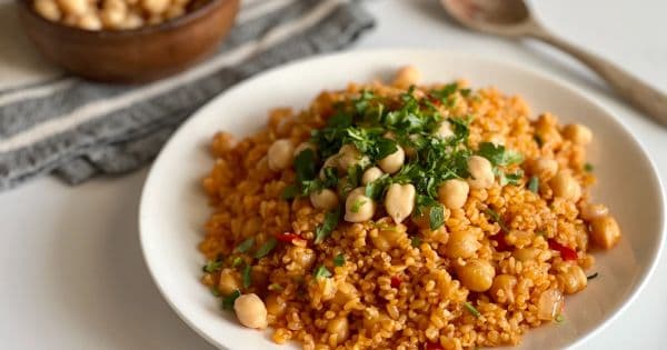 Nohutlu Bulgur Pilavı