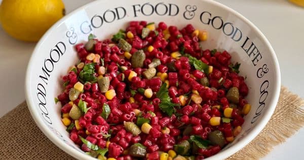 Şalgamlı Maydanozlu Makarna Salatası