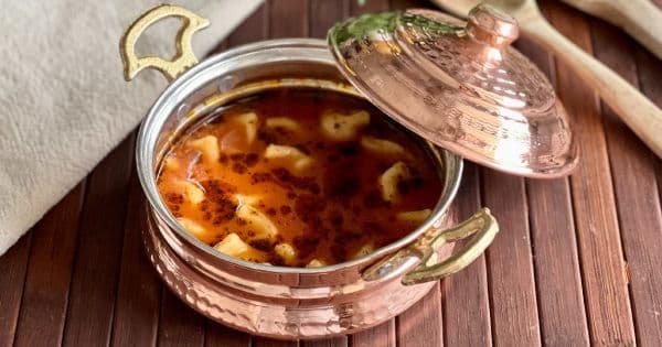 Kolay Mantı Çorbası