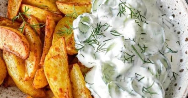 Tzatziki Soslu Patates