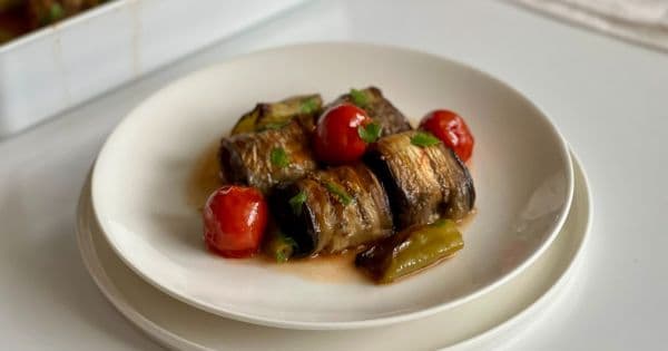 Kıymalı Patlıcan Sarma