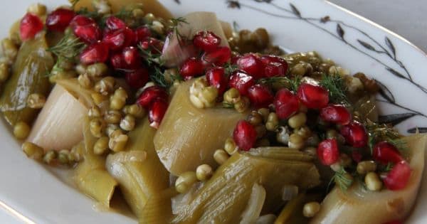 Zeytinyağlı Karamelize Pırasa