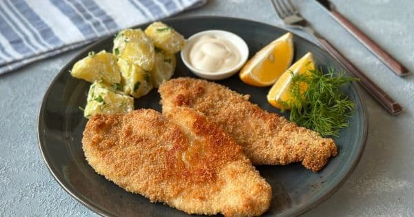 Airfryer'da Şinitzel