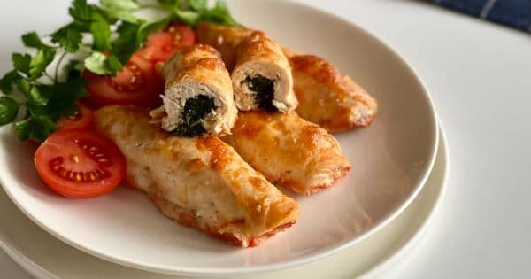 Ispanaklı Tavuk Sarma