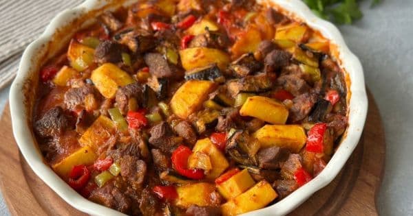 Etli Patlıcan Kebabı