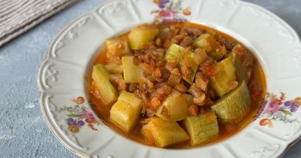 Mercimekli Kabak Yemeği