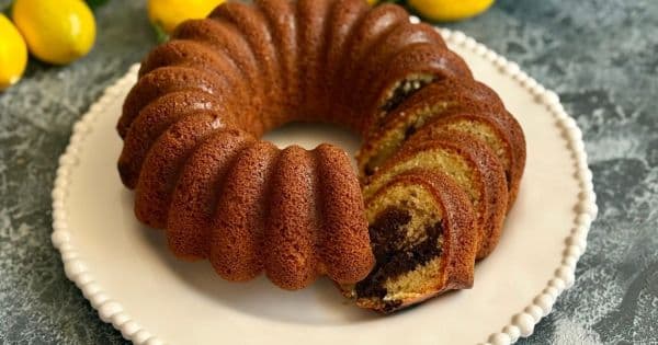 Limonlu Kakaolu Kek