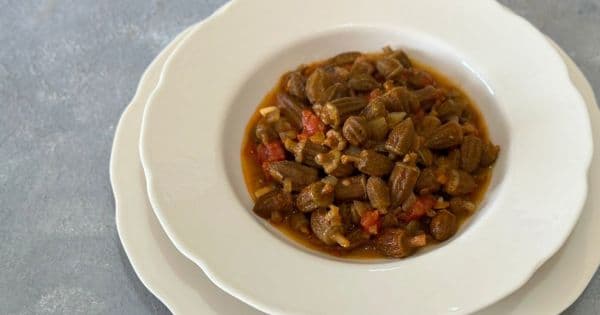 Zeytinyağlı Kuru Bamya